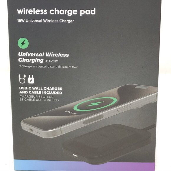 Mophie Universal Wireless Charge Pad - 15W Fast Charging for Qi-Enabled Devices, - Picture 8 of 14